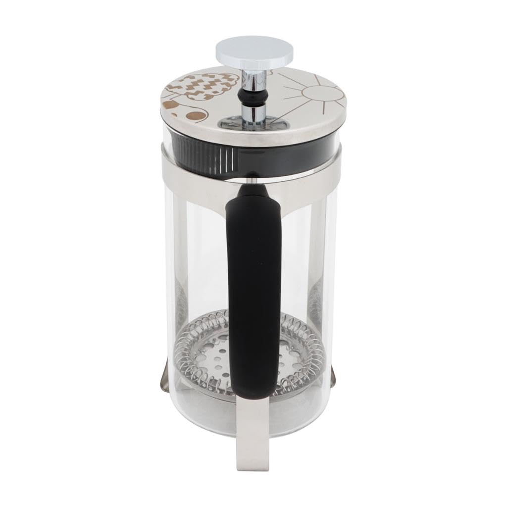 French Press Coffee Maker 20 oz Borosilicate Glass Stainless Steel E501005