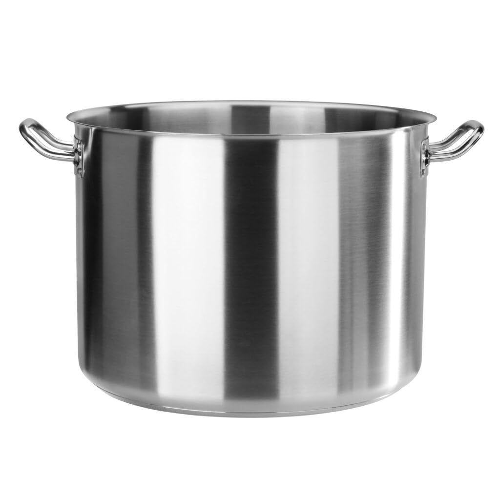 40 Qt Stainless Steel Stock Pot with Cover B6850