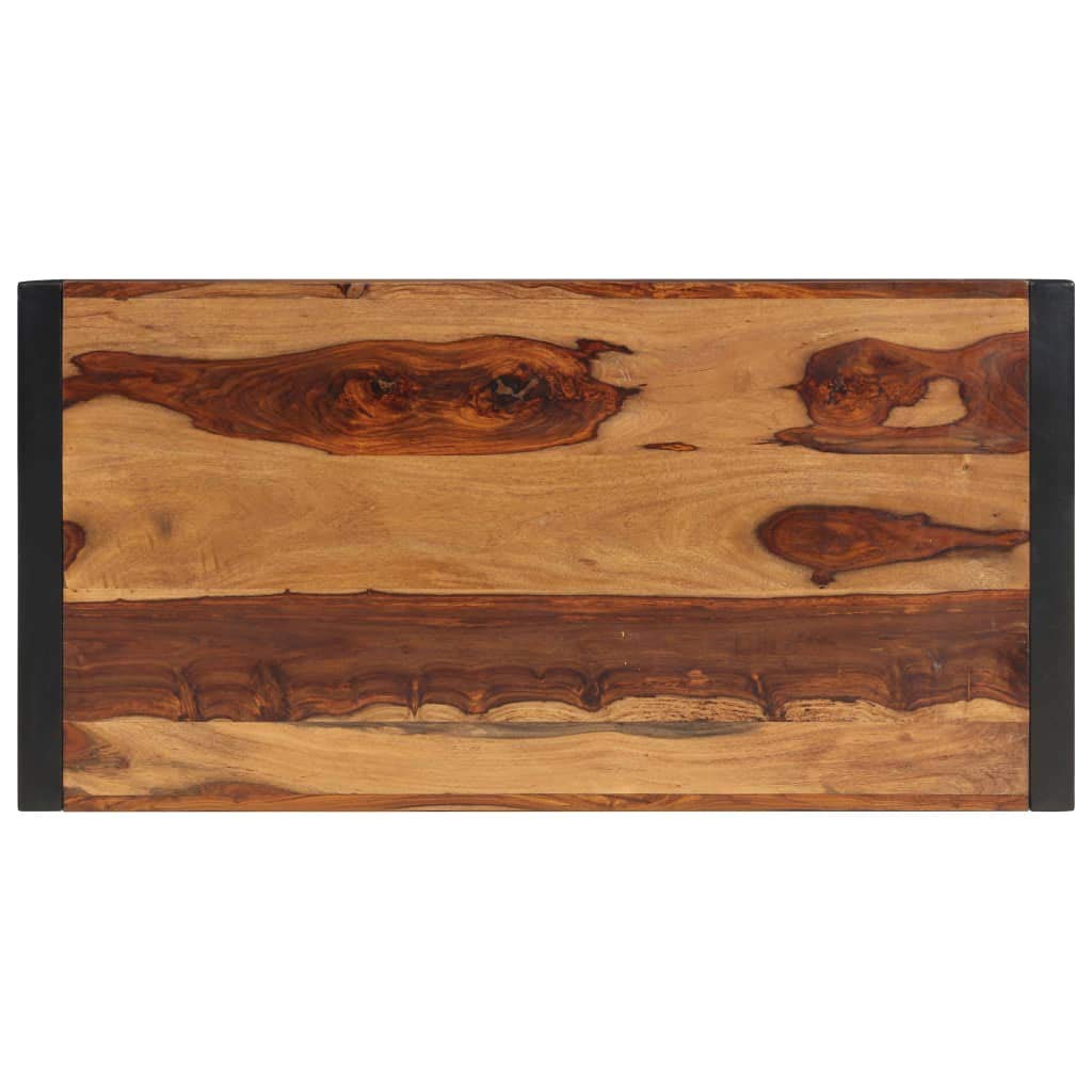 Square Rustic Solid Sheesham Wood Coffee Table O751