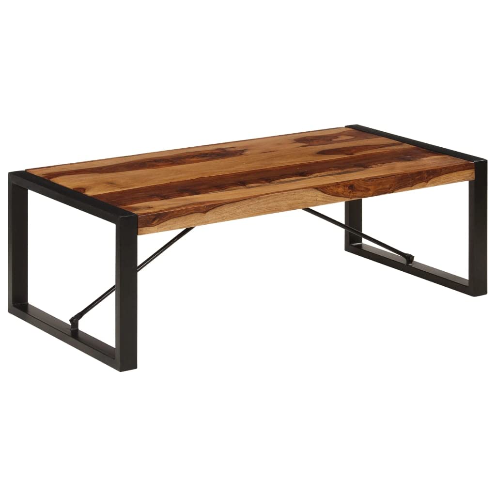 Square Rustic Solid Sheesham Wood Coffee Table O751