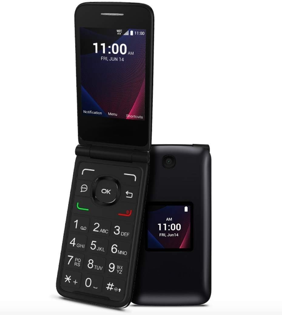 4G LTE Flip Phone Black Q3822