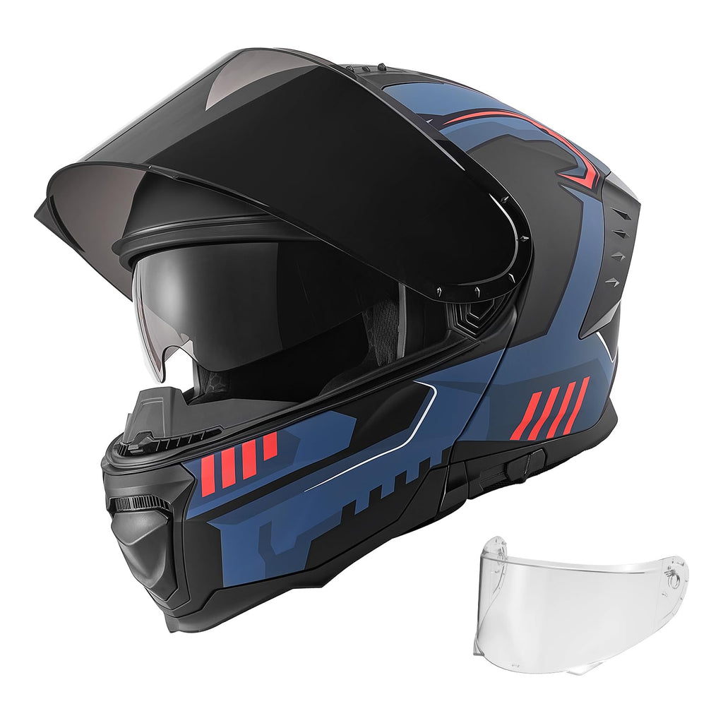 DOT Approved Adult Motocross Helmet with Clear Visor H232695