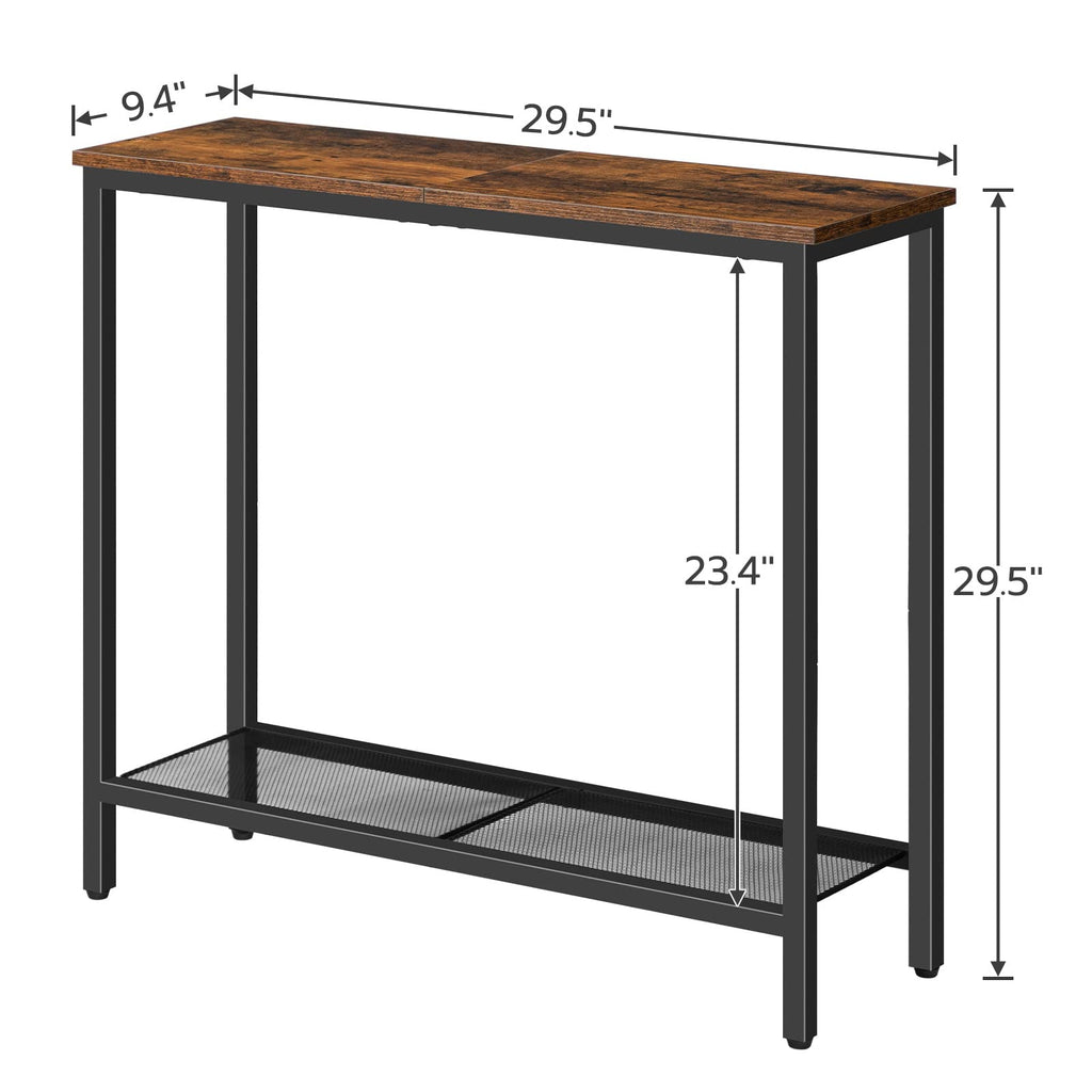 29.5" Narrow 2 Tier Console Table S97153