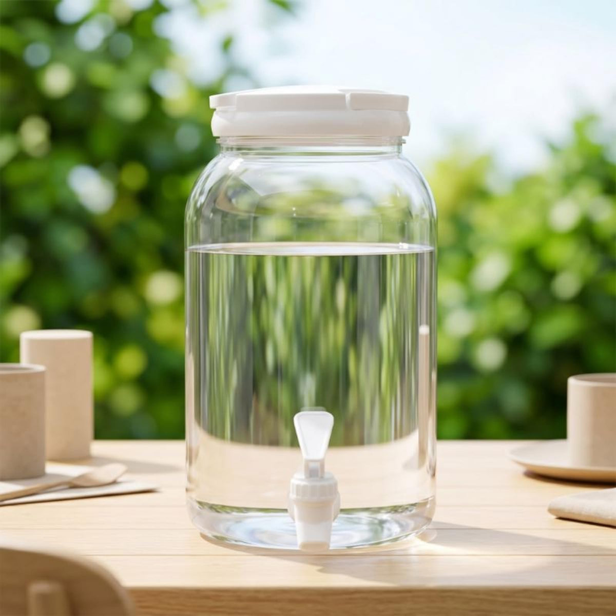 Clear 3.8L Beverage Dispenser with Spigot G63820