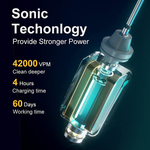 2 Pack Sonic Electric Toothbrush with 8 Heads H918709