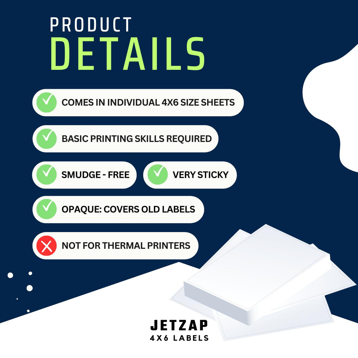 4x6 Shipping Labels for Inkjet and Laser Printers 120 Pack N612283
