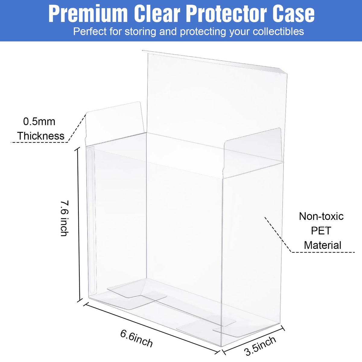 6 Pack Clear Cases J574680