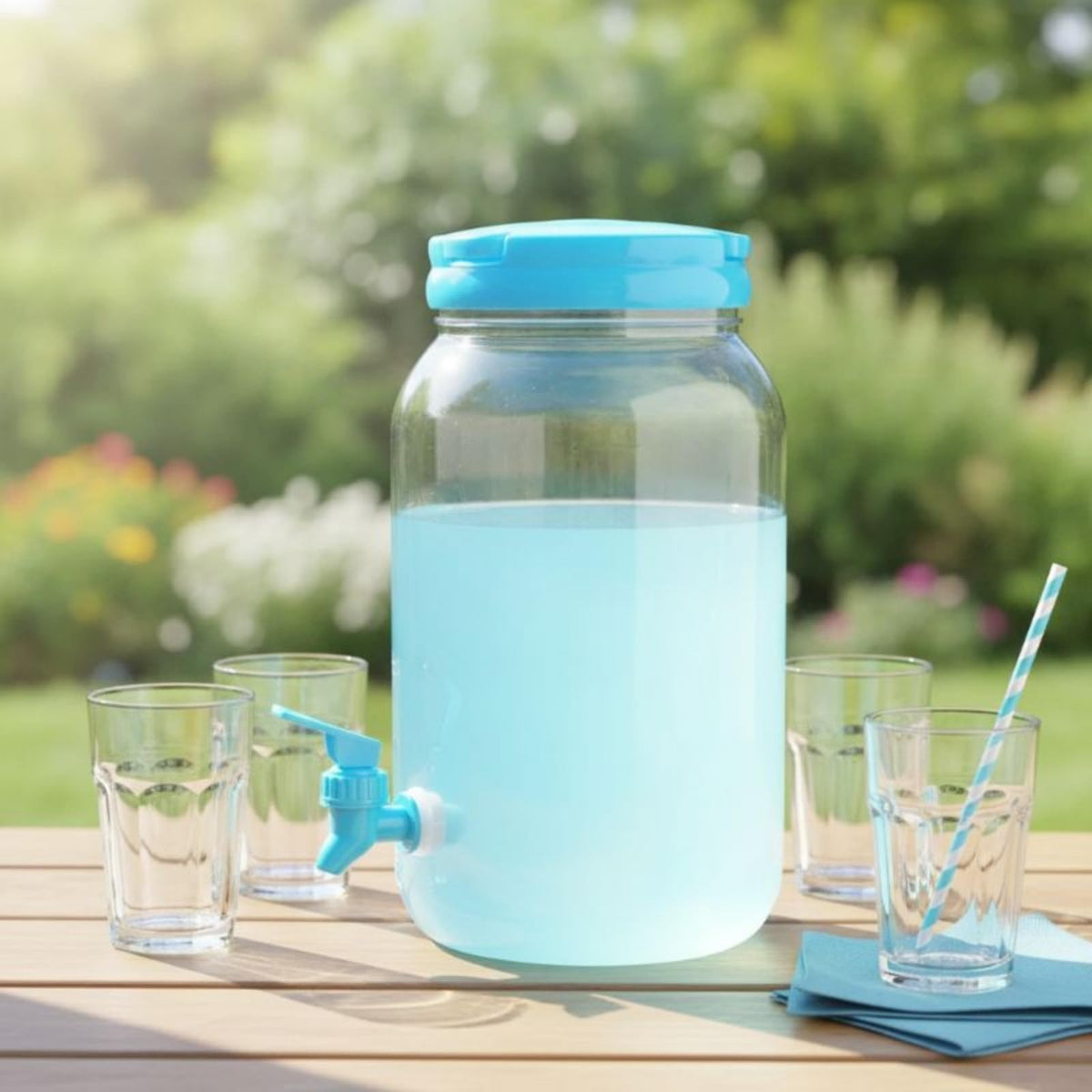 Clear 3.8L Beverage Dispenser with Spigot G63820
