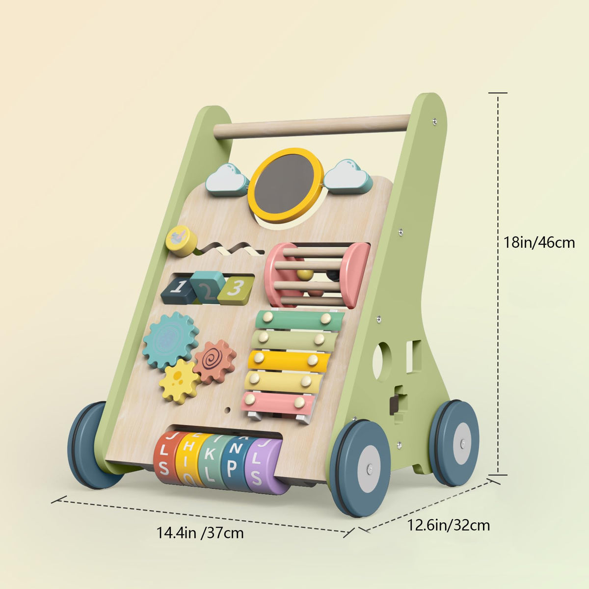 Wooden Baby Walker F953