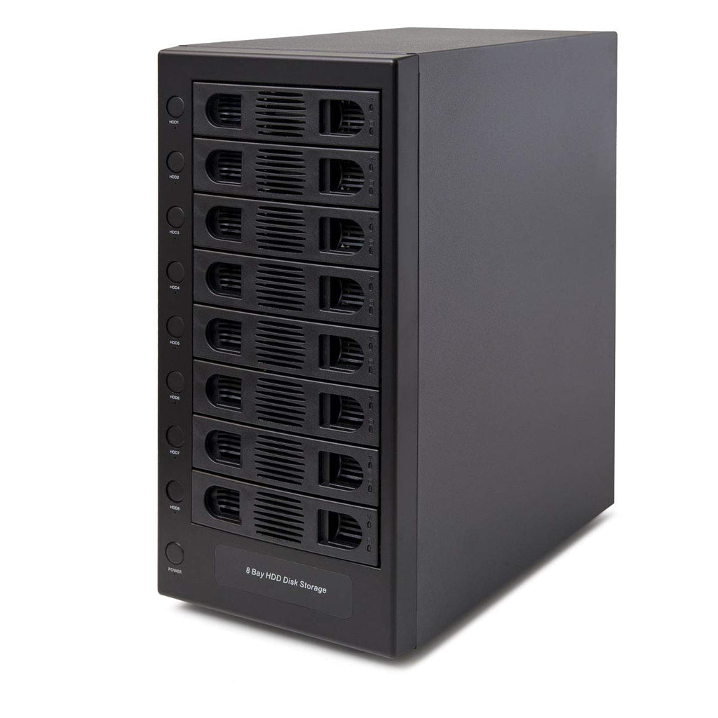 8 Bay Tool Less Hot Swap 2.5" 3.5" SATA USB 3.0 Enclosure B471633