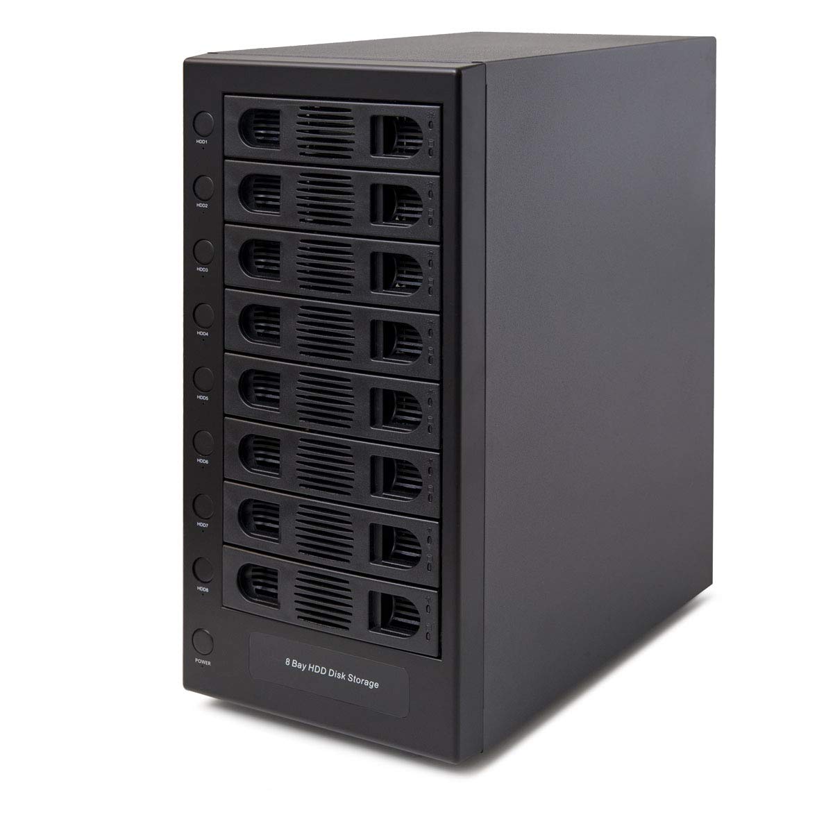 8 Bay Tool Less Hot Swap 2.5" 3.5" SATA USB 3.0 Enclosure B471633