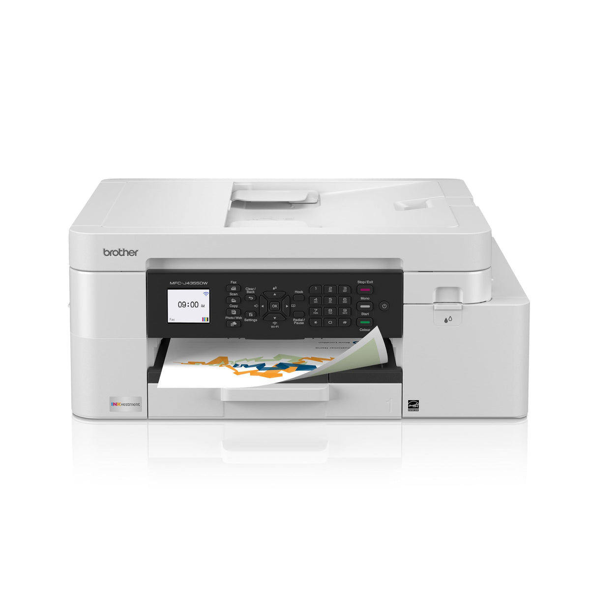 Wireless Color Inkjet All-in-One Printer with Color Display and Manual Feed Slot I267