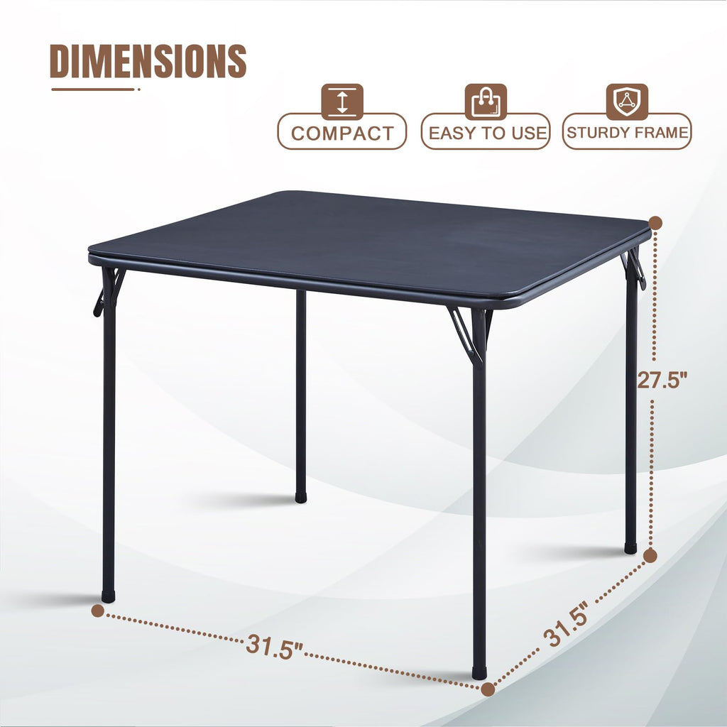 Black 32x32 Folding Table Z30171