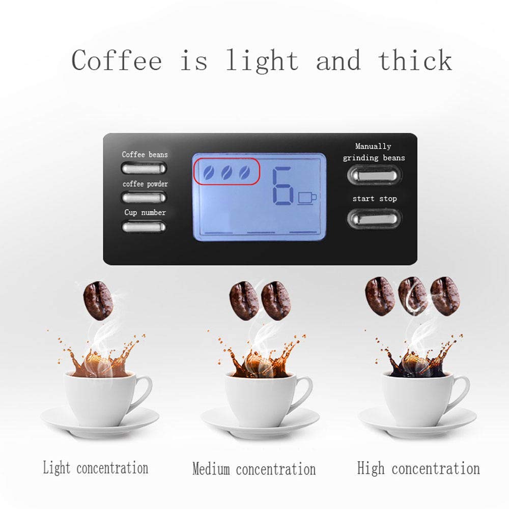 10 Cups Programmable Drip Coffee Machine with Glass Carafe T4077