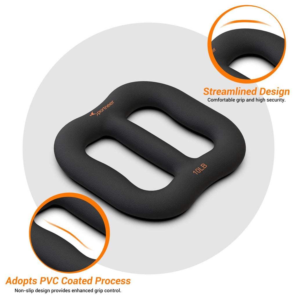10 lbs Ring-Shaped Dumbbell V8947