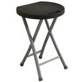 18 Inch Black Portable Folding Chair with Handle Z413603