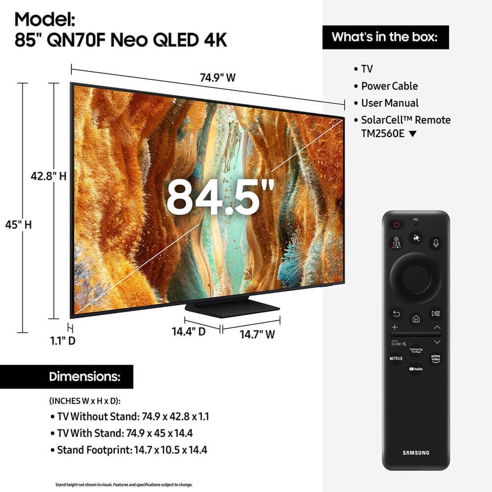 85 inch Neo QLED 4K Mini LED Smart TV S421122