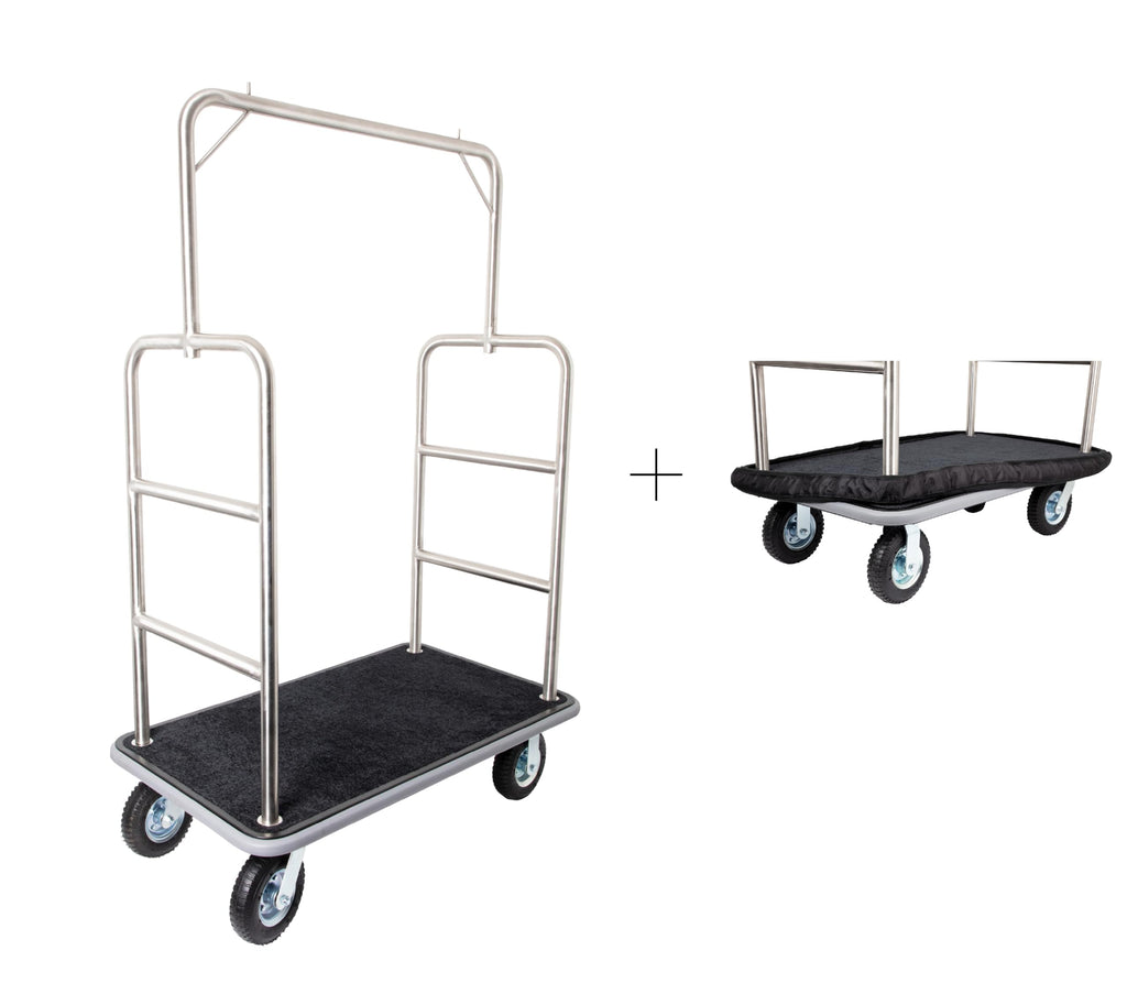 Stainless Steel Luggage Cart 1200 lb Capacity R850166