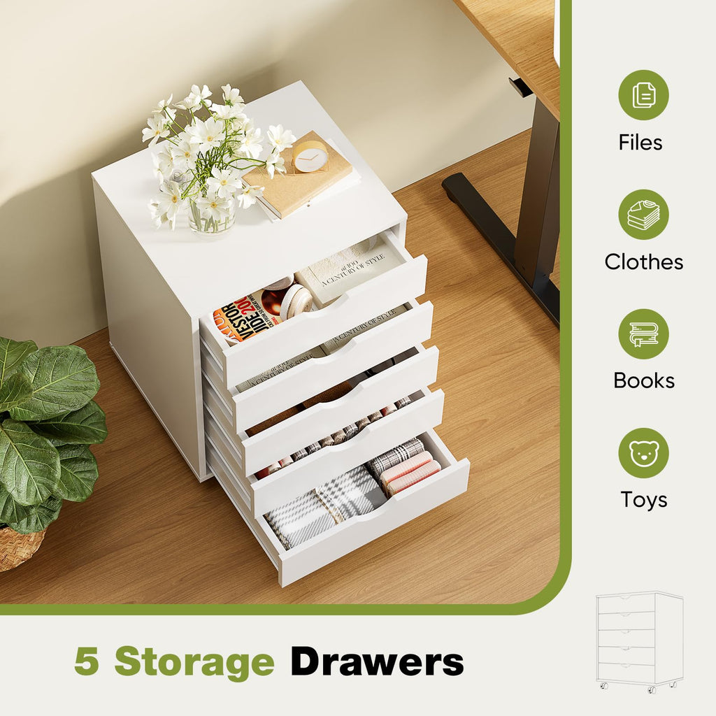 5 Drawer Wooden Dresser C89585