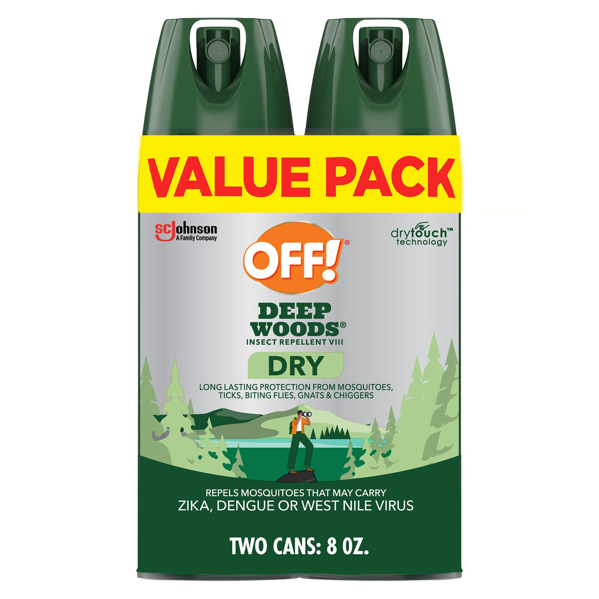 Insect & Mosquito Repellent Bug Spray 4 oz 2-Pack H7309