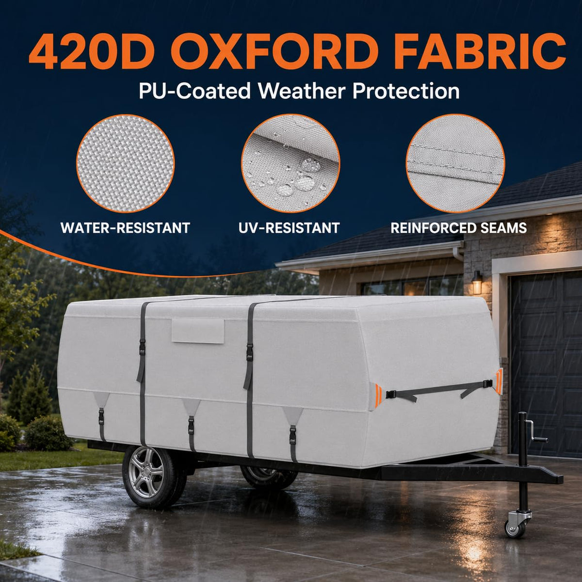 420D Oxford Folding Camper Cover U7642