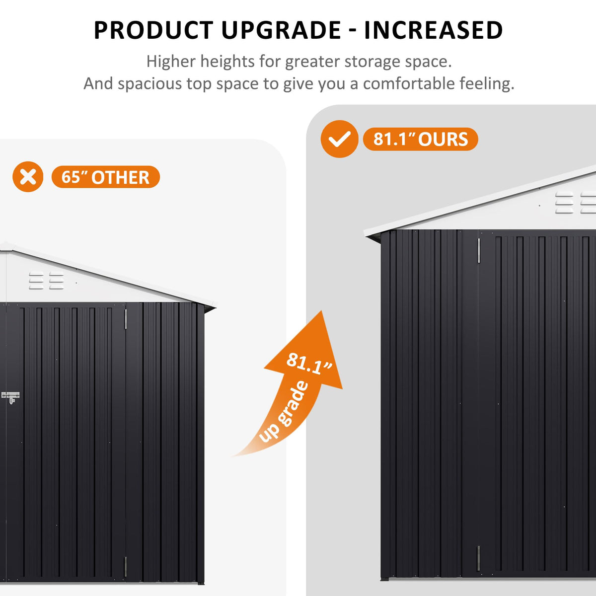 9.3x13.5 FT Outdoor Storage Shed B11498