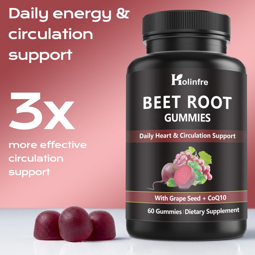 Beet Root Gummies with Grape Seed & CoQ10 V941462