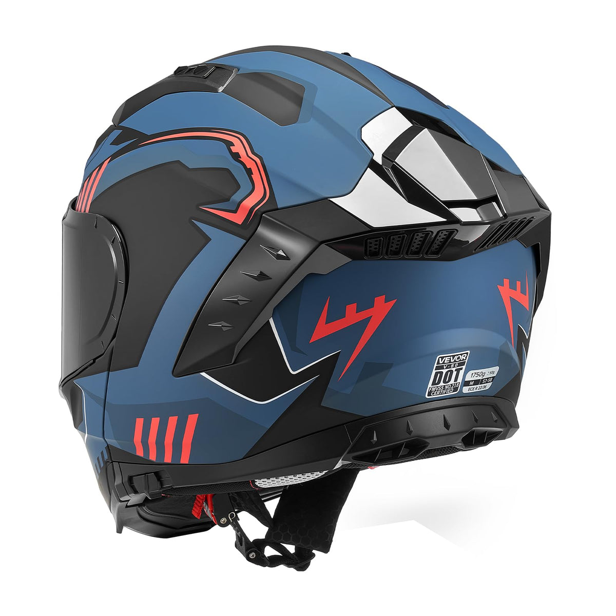 DOT Approved Adult Motocross Helmet with Clear Visor H232695