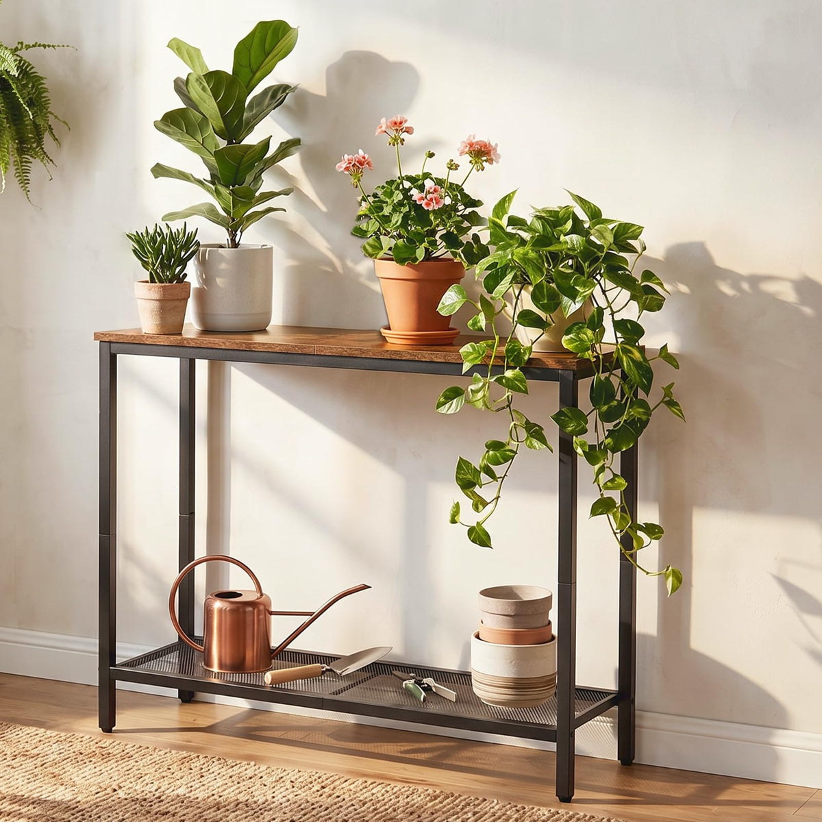 29.5" Narrow 2 Tier Console Table S97153