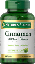 Cinnamon 2000mg Plus Chromium 60 Capsules G3569