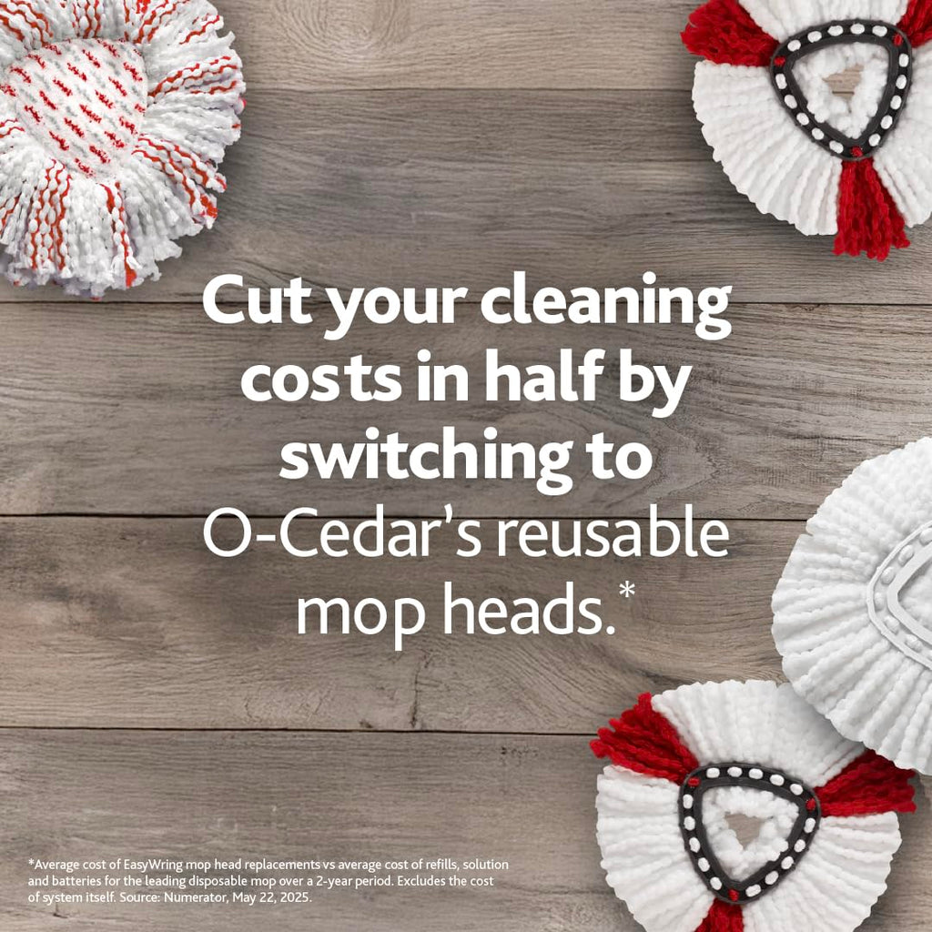 Microfiber Spin Mop & Bucket Floor Cleaning System with 2 Refills O659965