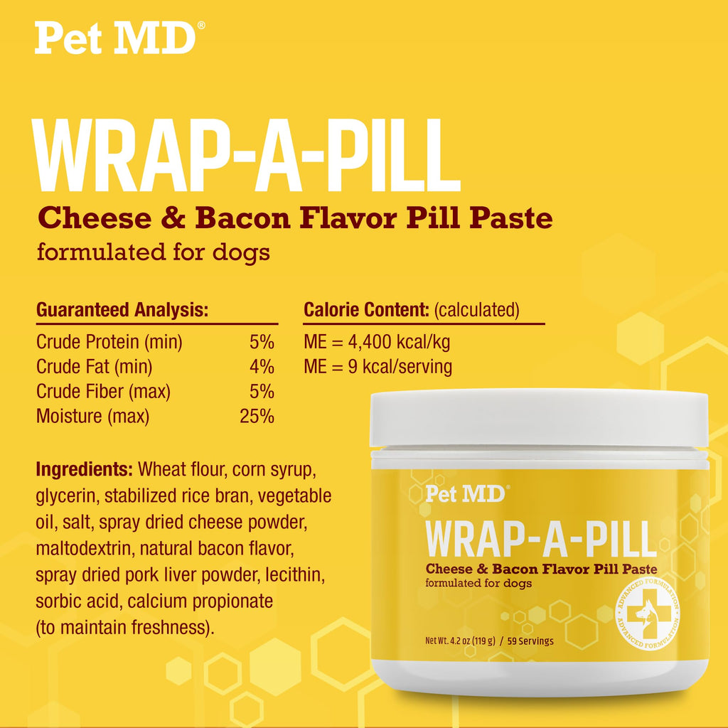Cheese & Bacon Flavor Pill Paste for Dogs 4.2 oz S39450