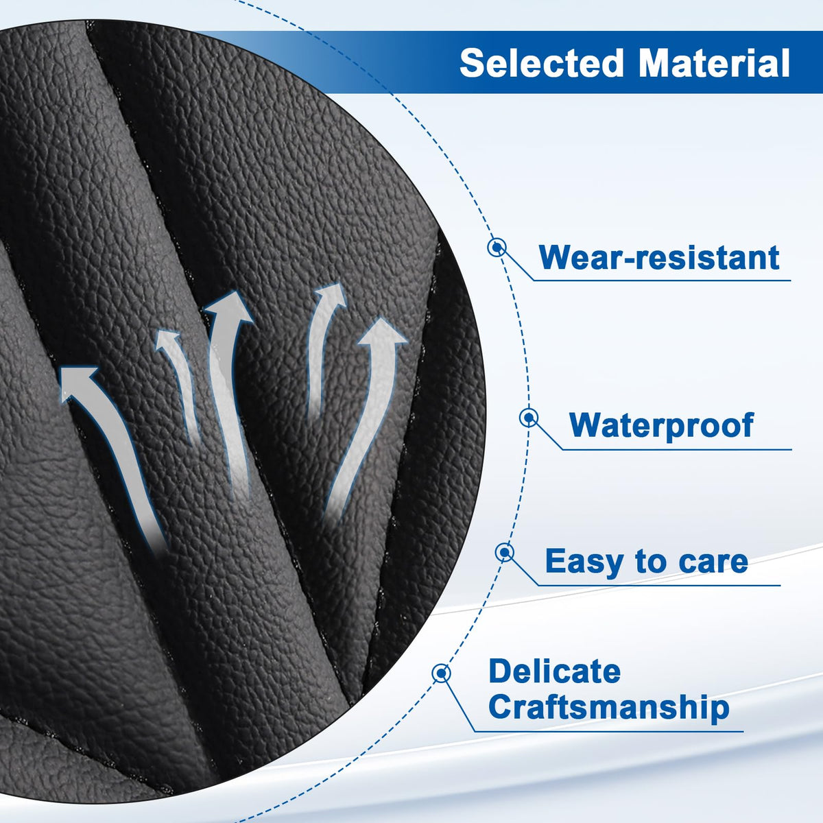 Waterproof Car Seat Covers Set of 5 T2876