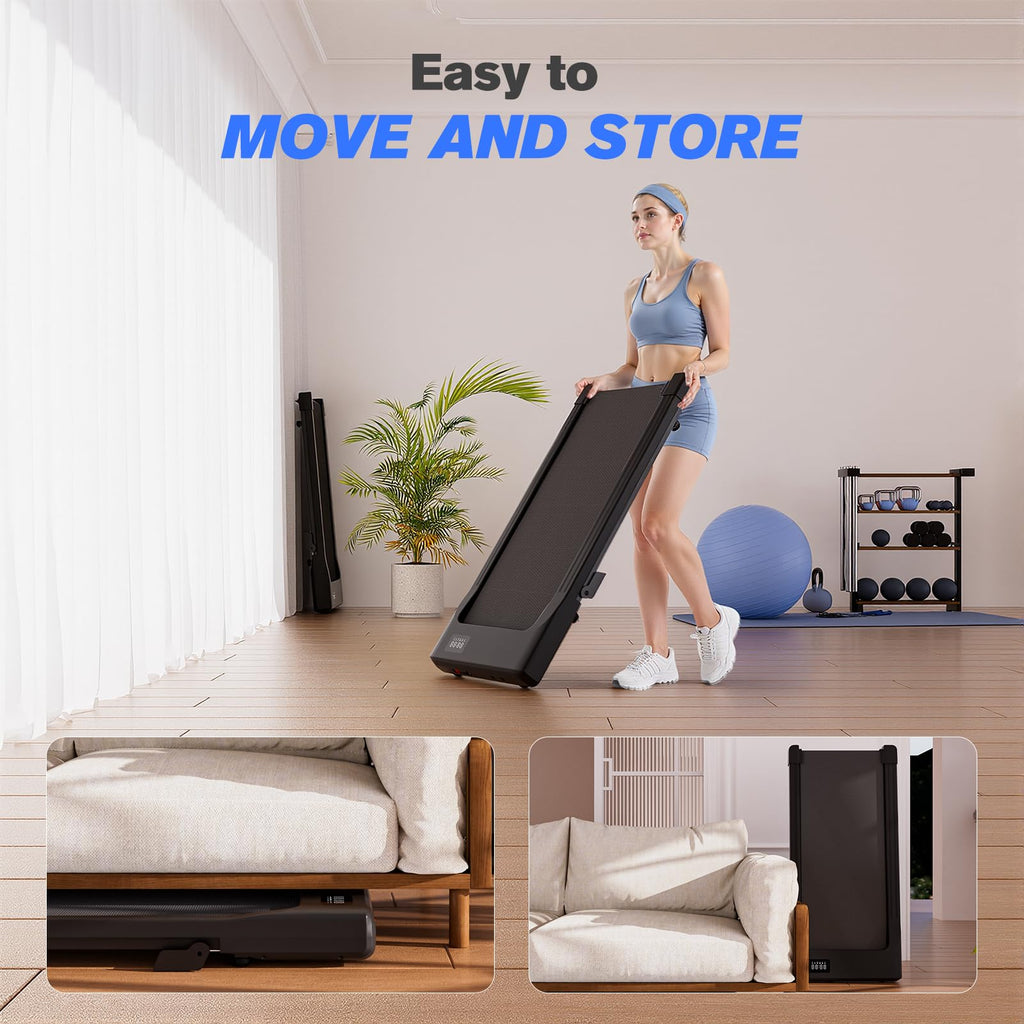 Walking Pad with Incline, 2.5 HP Under Desk Treadmill, 300 lbs Capacity V37720
