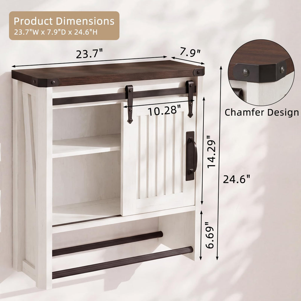 Bathroom Wall Cabinet with Sliding Door G507444