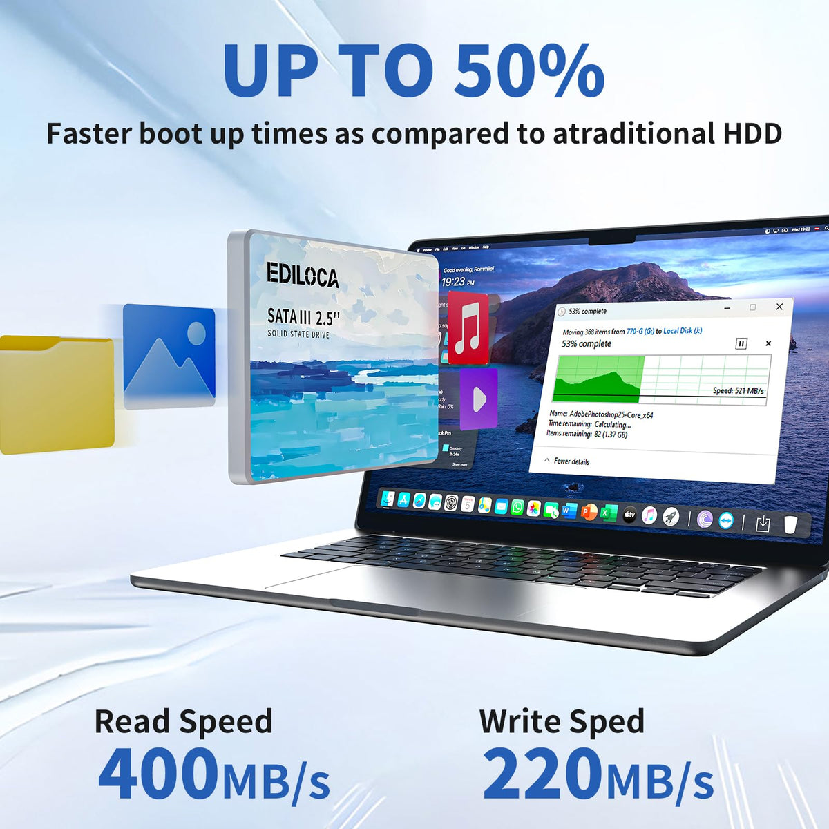 120GB 2.5" SATA III Internal Solid State Drive K7669