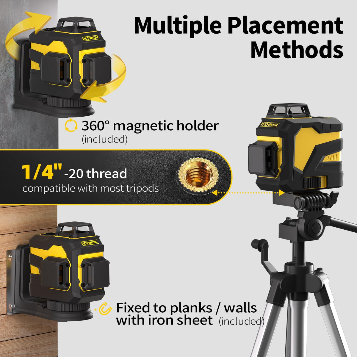 Laser Level with 12 Green Lines A764