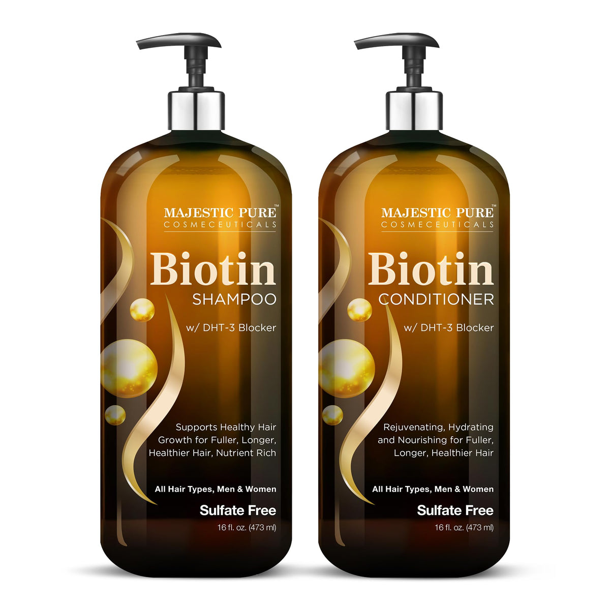 Biotin Shampoo and Conditioner Set 2x16 Fl oz S4735