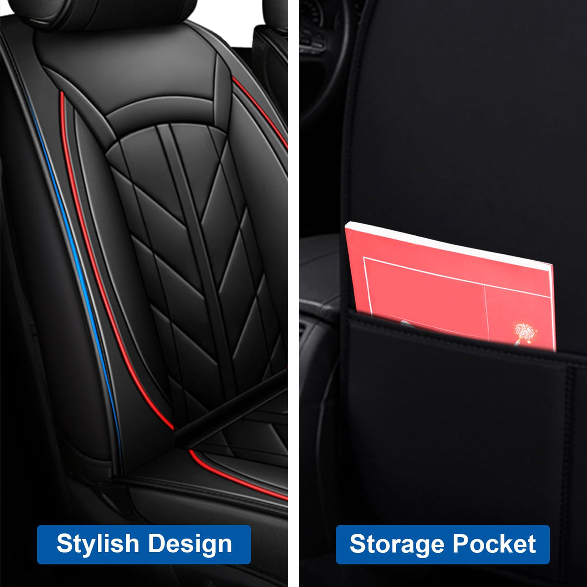 Waterproof Car Seat Covers Set of 5 T2876