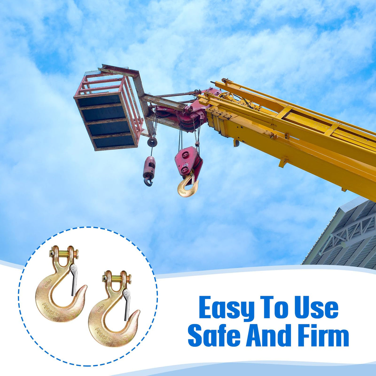 3/8 Clevis Slip Hook with Safety Latch U106741