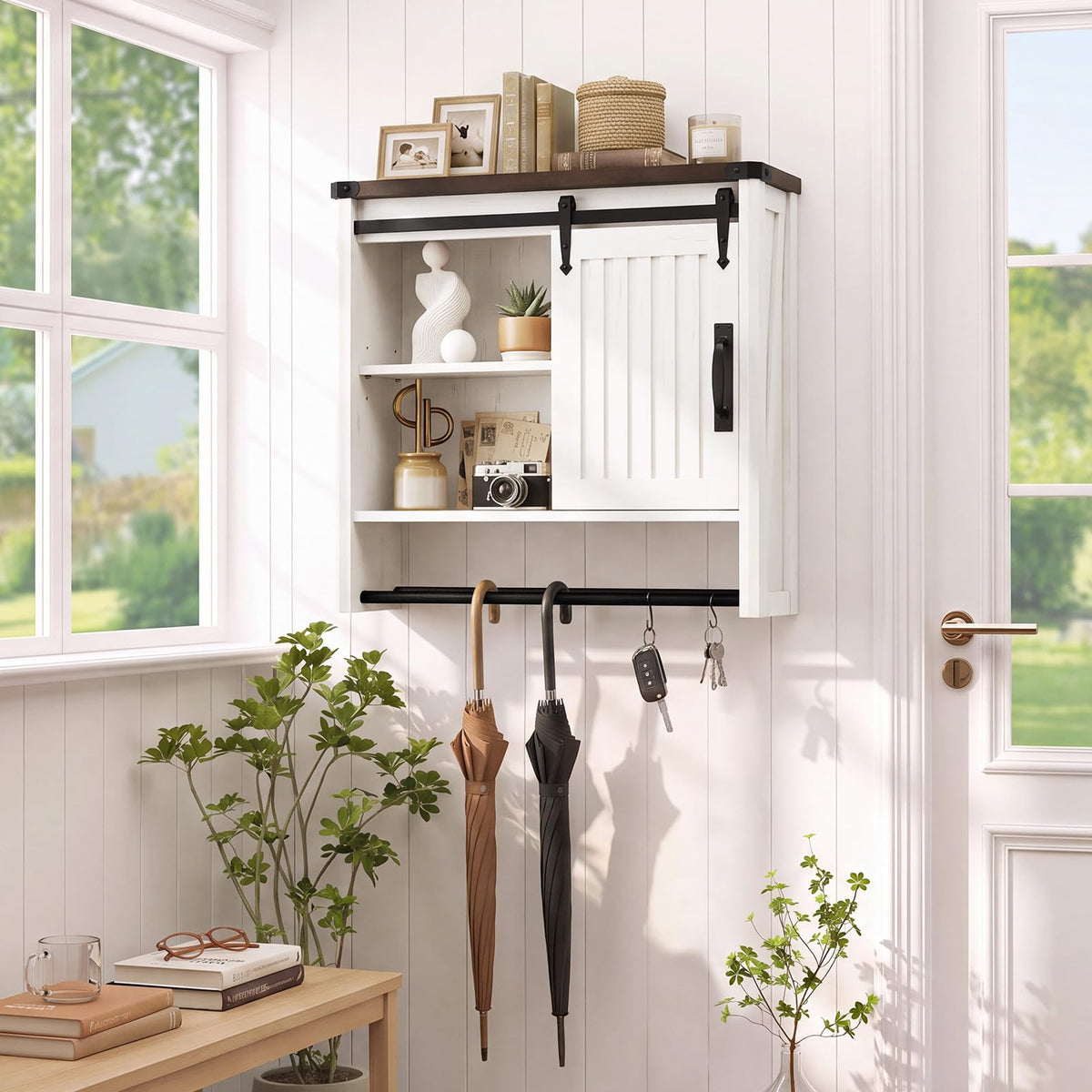 Bathroom Wall Cabinet with Sliding Door G507444