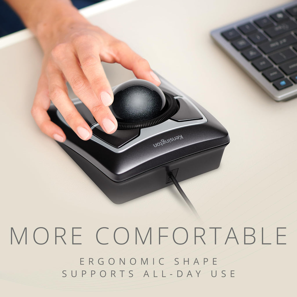 Black Silver Trackball Mouse G552347