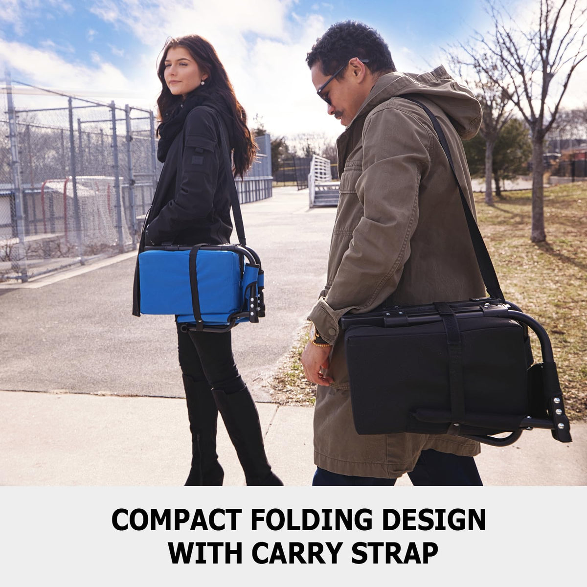 Portable Folding Stadium Seat with High Back P141