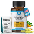 Moringa Turmeric Bioperine Supplement 120CT D1608