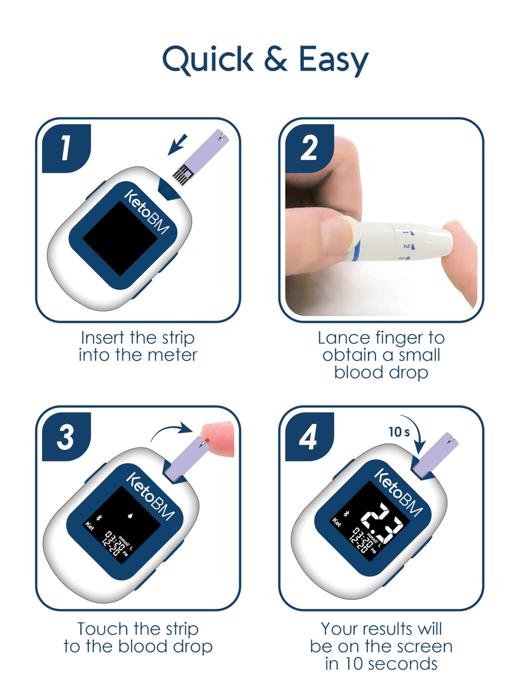 Blood Glucose & Ketone Monitoring System Starter Kit M99867