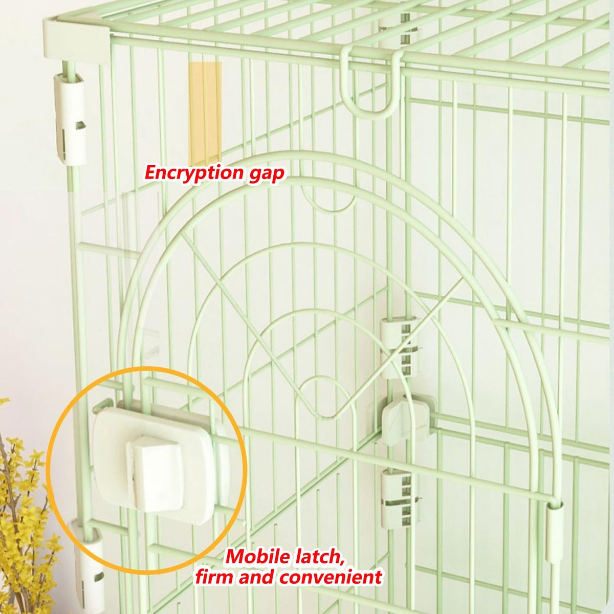 3/4-Tier Cat Cage Playpen with 3 Platforms, 3 Doors & 2 Ramps K7536