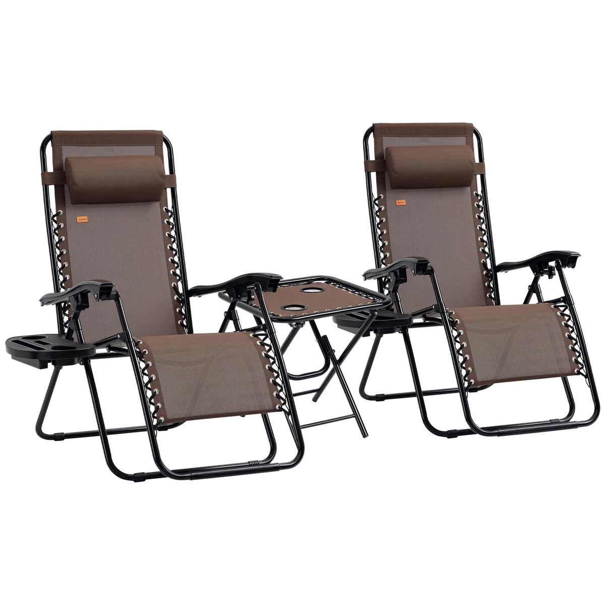 Zero Gravity Chair Set with Side Table U944