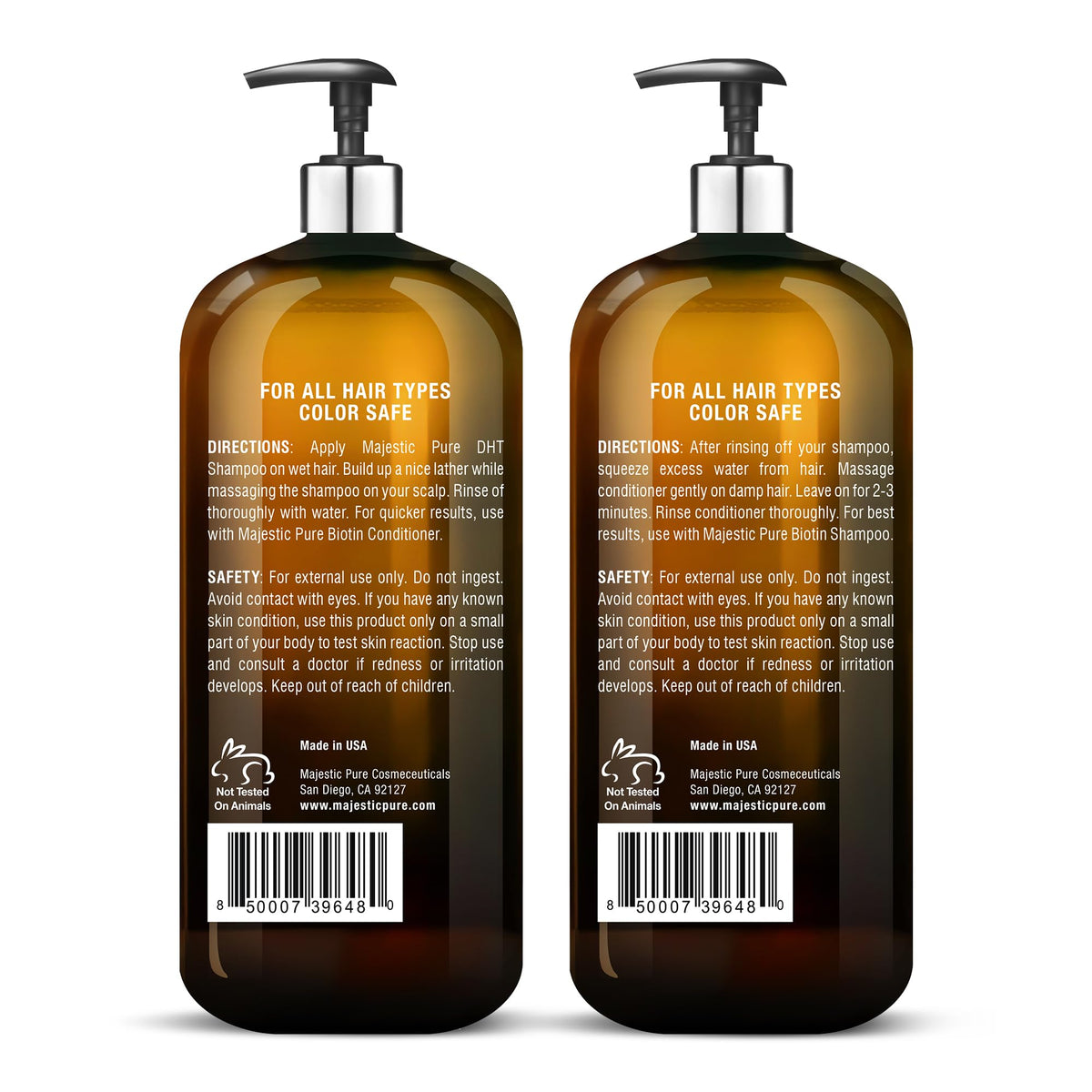 Biotin Shampoo and Conditioner Set 2x16 Fl oz S4735
