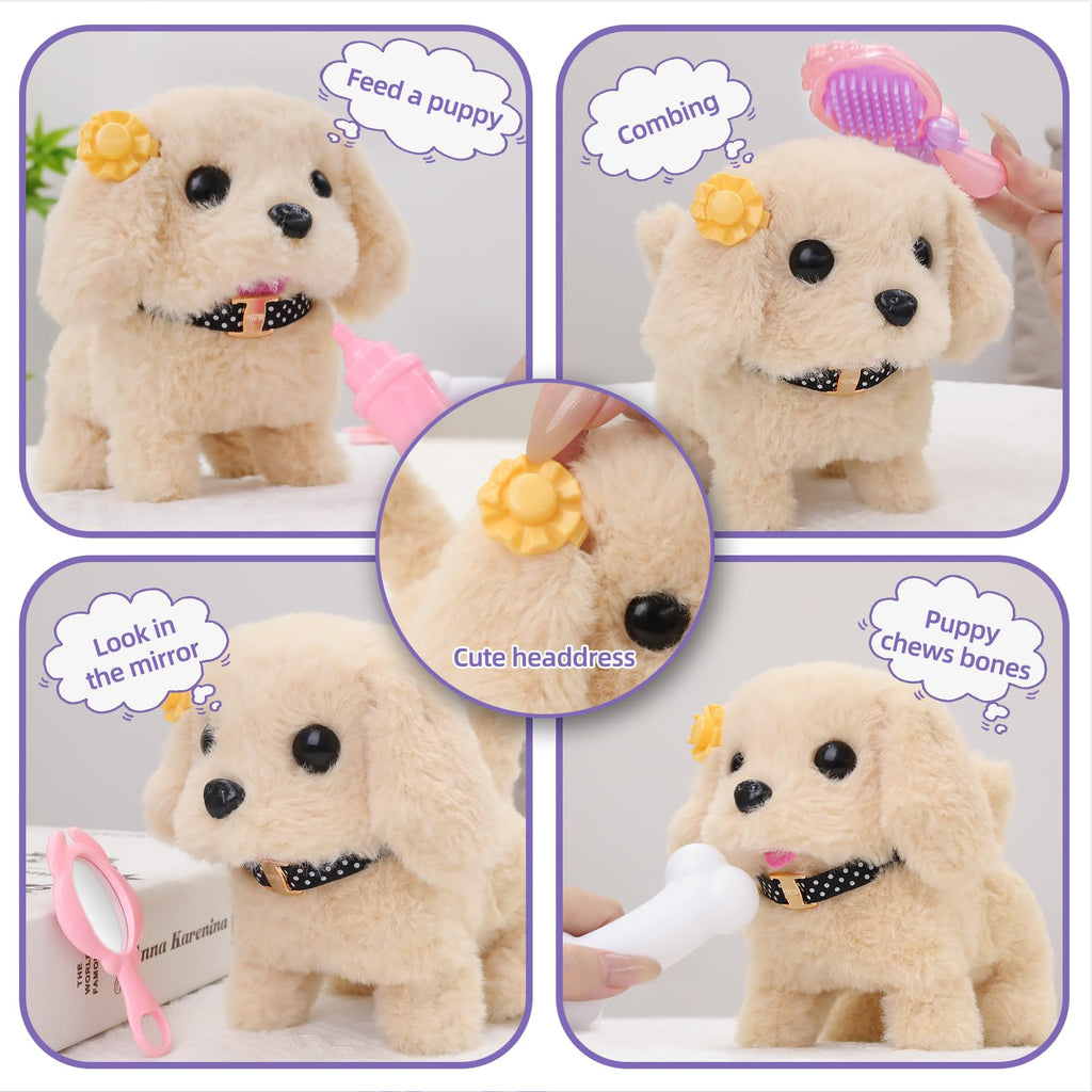 16 Pcs Robot Dog Toys for Girls H281173