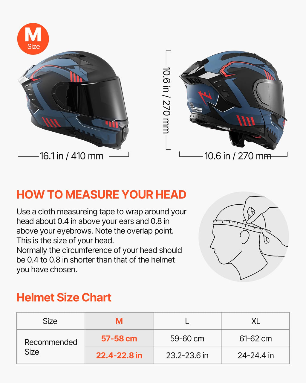 DOT Approved Adult Motocross Helmet with Clear Visor H232695